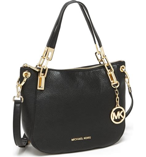 michael kors soft leather handbag|michael kors opened satchel purse.